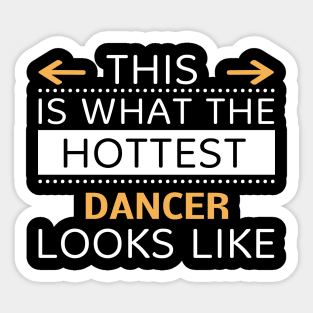 Dancer Looks Like Creative Job Typography Design Sticker